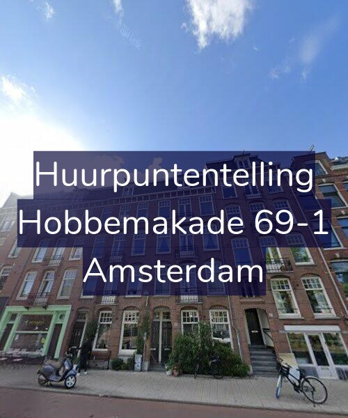 Foto gevel Huurpuntentelling voor Hobbemakade 69-1, Amsterdam
