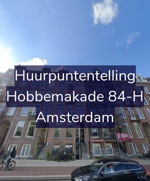 Foto gevel Huurpuntentelling voor Hobbemakade 84-H, Amsterdam