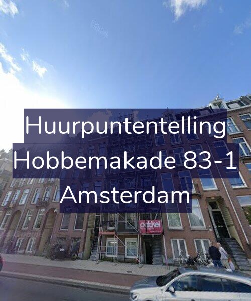 Foto gevel Huurpuntentelling voor Hobbemakade 83-1, Amsterdam