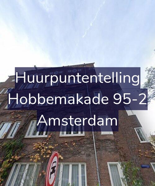 Foto gevel Huurpuntentelling voor Hobbemakade 95-2, Amsterdam