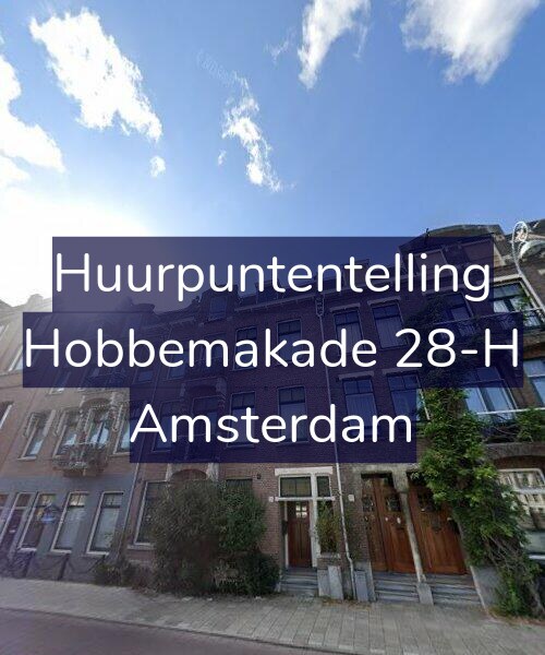 Foto gevel Huurpuntentelling voor Hobbemakade 28-H, Amsterdam