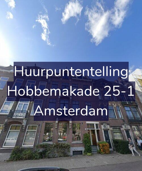 Foto gevel Huurpuntentelling voor Hobbemakade 25-1, Amsterdam