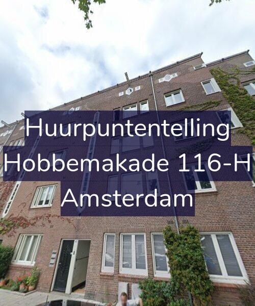 Foto gevel Huurpuntentelling voor Hobbemakade 116-H, Amsterdam