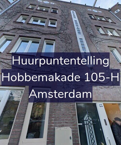 Foto gevel Huurpuntentelling voor Hobbemakade 105-H, Amsterdam