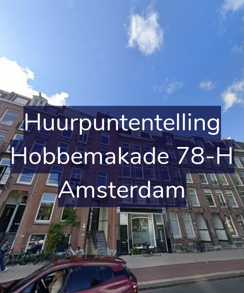 Foto gevel Huurpuntentelling voor Hobbemakade 78-H, Amsterdam