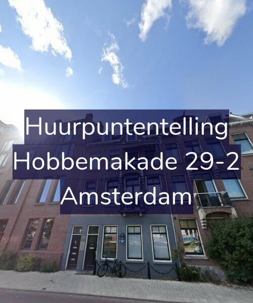Foto gevel Huurpuntentelling voor Hobbemakade 29-2, Amsterdam