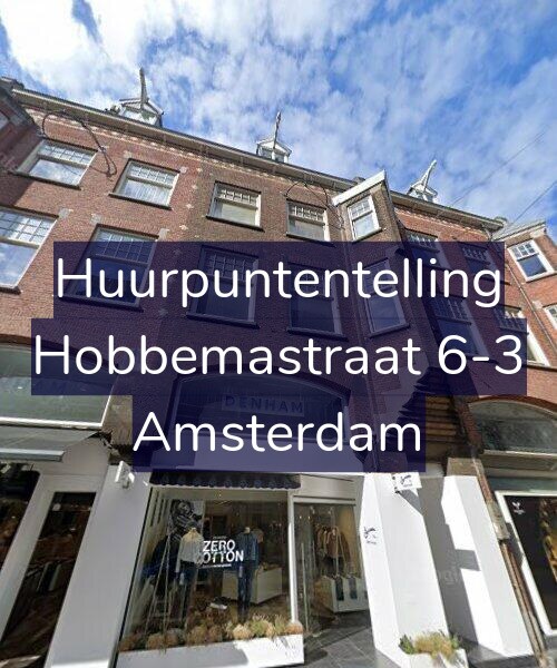 Foto gevel Huurpuntentelling voor Hobbemastraat 6-3, Amsterdam