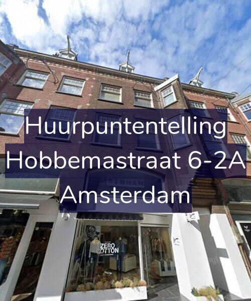 Foto gevel Huurpuntentelling voor Hobbemastraat 6-2A, Amsterdam