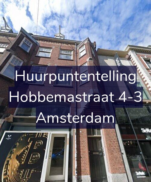 Foto gevel Huurpuntentelling voor Hobbemastraat 4-3, Amsterdam