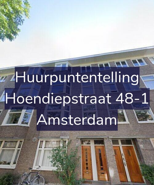 Foto gevel Huurpuntentelling voor Hoendiepstraat 48-1, Amsterdam