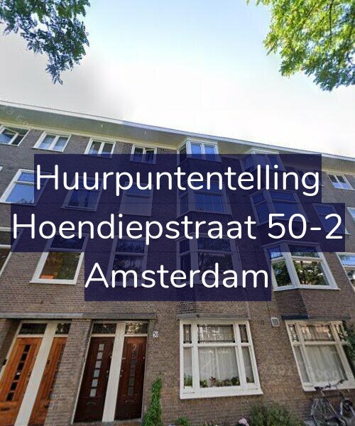 Foto gevel Huurpuntentelling voor Hoendiepstraat 50-2, Amsterdam