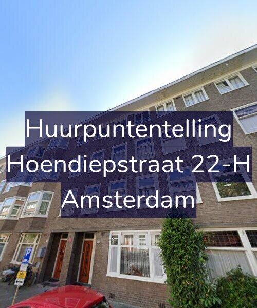 Foto gevel Huurpuntentelling voor Hoendiepstraat 22-H, Amsterdam
