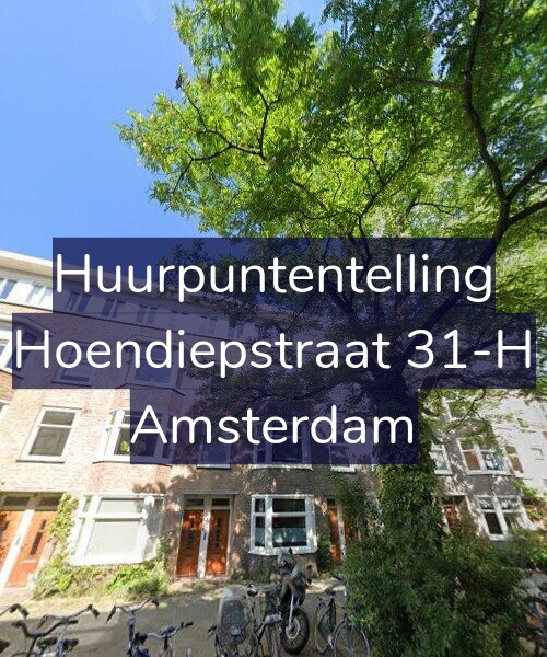Foto gevel Huurpuntentelling voor Hoendiepstraat 31-H, Amsterdam