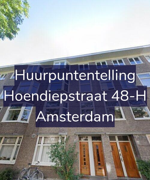 Foto gevel Huurpuntentelling voor Hoendiepstraat 48-H, Amsterdam