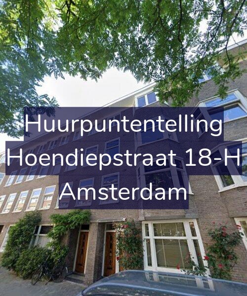 Foto gevel Huurpuntentelling voor Hoendiepstraat 18-H, Amsterdam