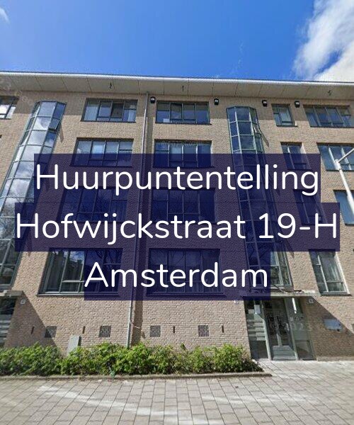 Foto gevel Huurpuntentelling voor Hofwijckstraat 19-H, Amsterdam