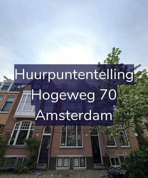 Foto gevel Huurpuntentelling voor Hogeweg 70, Amsterdam