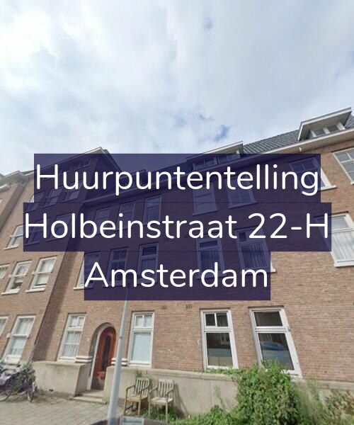 Foto gevel Huurpuntentelling voor Holbeinstraat 22-H, Amsterdam