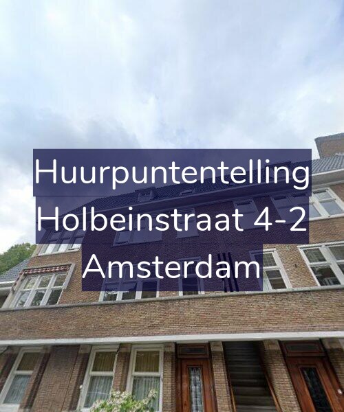 Foto gevel Huurpuntentelling voor Holbeinstraat 4-2, Amsterdam