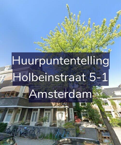 Foto gevel Huurpuntentelling voor Holbeinstraat 5-1, Amsterdam