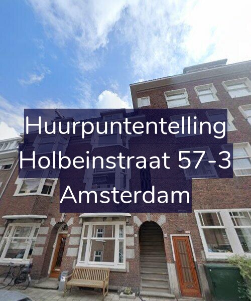 Foto gevel Huurpuntentelling voor Holbeinstraat 57-3, Amsterdam