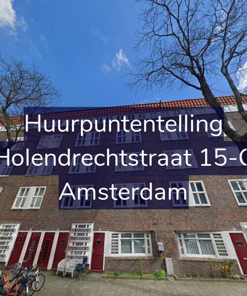 Foto gevel Huurpuntentelling voor Holendrechtstraat 15-C, Amsterdam