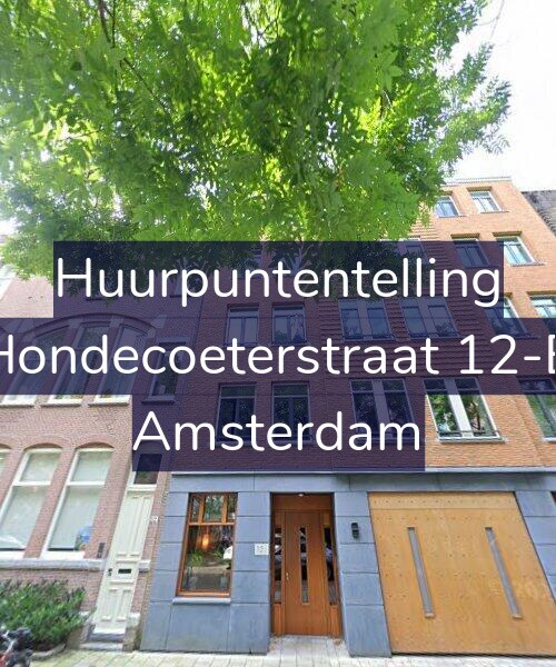 Foto gevel Huurpuntentelling voor Hondecoeterstraat 12-B, Amsterdam