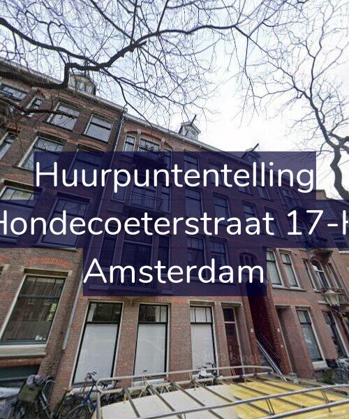 Foto gevel Huurpuntentelling voor Hondecoeterstraat 17-H, Amsterdam