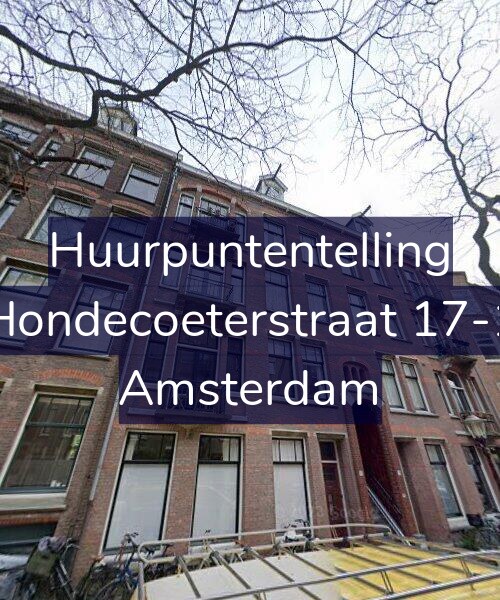 Foto gevel Huurpuntentelling voor Hondecoeterstraat 17-1, Amsterdam