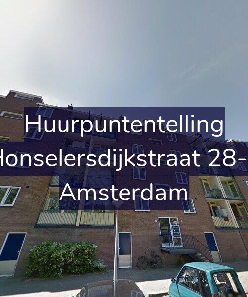 Foto gevel Huurpuntentelling voor Honselersdijkstraat 28-1, Amsterdam