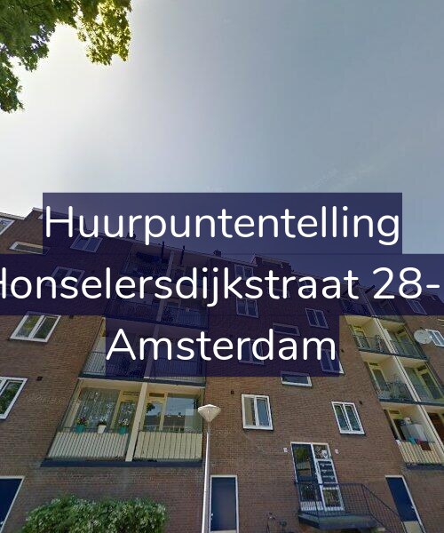 Foto gevel Huurpuntentelling voor Honselersdijkstraat 28-3, Amsterdam