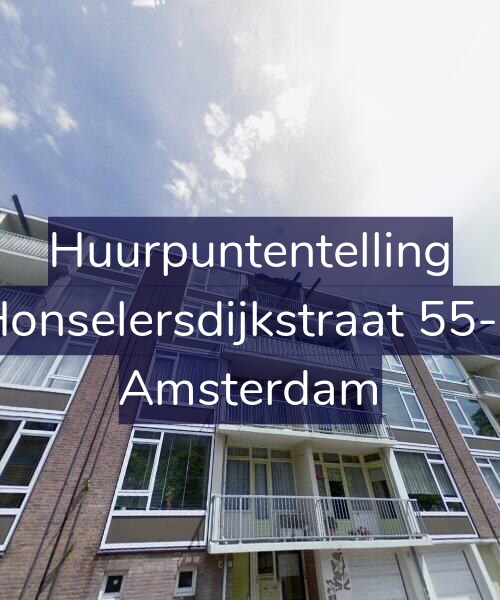 Foto gevel Huurpuntentelling voor Honselersdijkstraat 55-3, Amsterdam