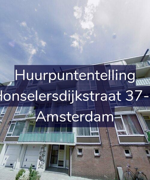 Foto gevel Huurpuntentelling voor Honselersdijkstraat 37-3, Amsterdam