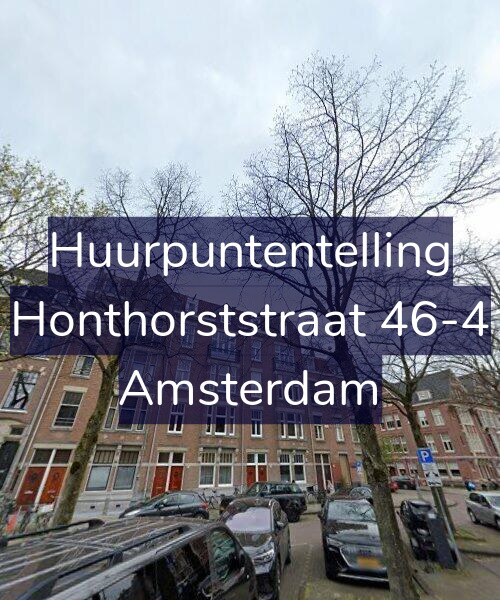 Foto gevel Huurpuntentelling voor Honthorststraat 46-4, Amsterdam
