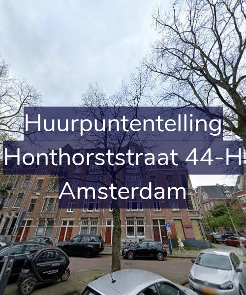 Foto gevel Huurpuntentelling voor Honthorststraat 44-H, Amsterdam