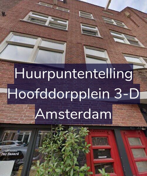 Foto gevel Huurpuntentelling voor Hoofddorpplein 3-D, Amsterdam