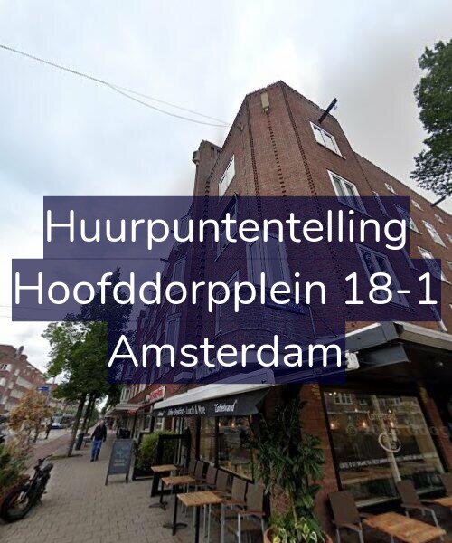 Foto gevel Huurpuntentelling voor Hoofddorpplein 18-1, Amsterdam