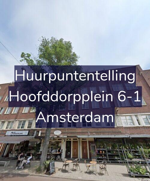 Foto gevel Huurpuntentelling voor Hoofddorpplein 6-1, Amsterdam