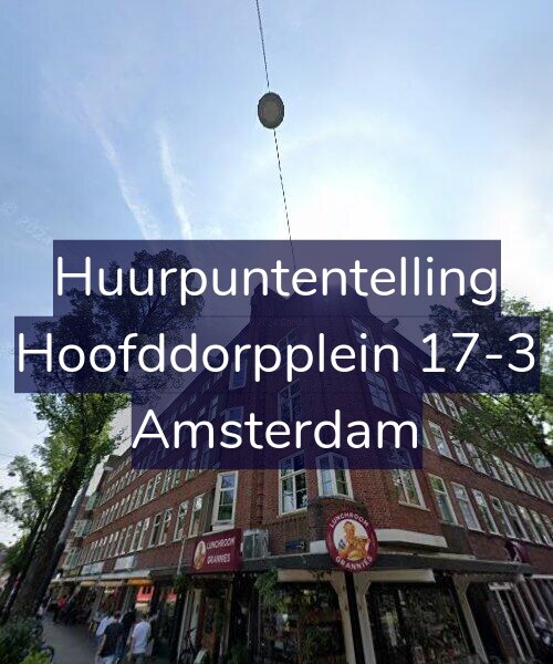 Foto gevel Huurpuntentelling voor Hoofddorpplein 17-3, Amsterdam