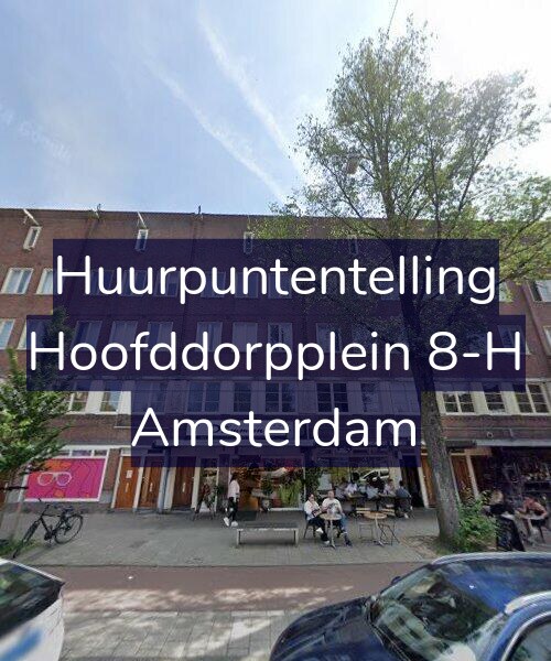Foto gevel Huurpuntentelling voor Hoofddorpplein 8-H, Amsterdam