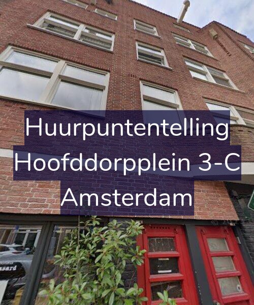 Foto gevel Huurpuntentelling voor Hoofddorpplein 3-C, Amsterdam