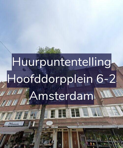 Foto gevel Huurpuntentelling voor Hoofddorpplein 6-2, Amsterdam