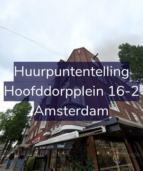 Foto gevel Huurpuntentelling voor Hoofddorpplein 16-2, Amsterdam