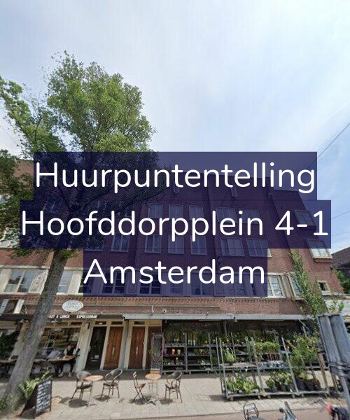 Foto gevel Huurpuntentelling voor Hoofddorpplein 4-1, Amsterdam