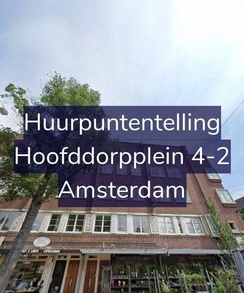 Foto gevel Huurpuntentelling voor Hoofddorpplein 4-2, Amsterdam