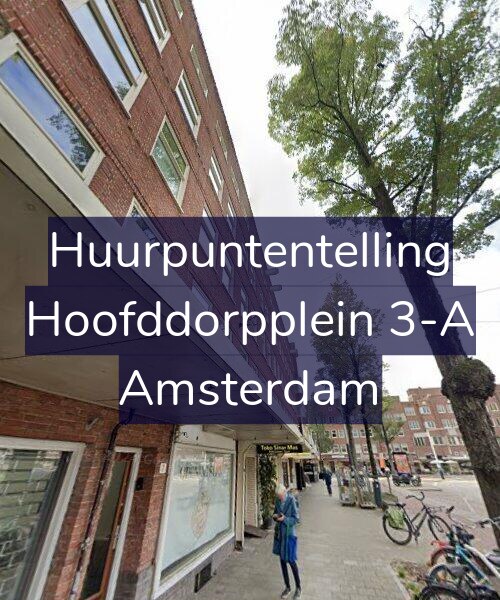 Foto gevel Huurpuntentelling voor Hoofddorpplein 3-A, Amsterdam