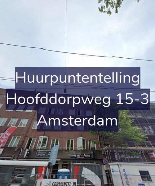 Foto gevel Huurpuntentelling voor Hoofddorpweg 15-3, Amsterdam