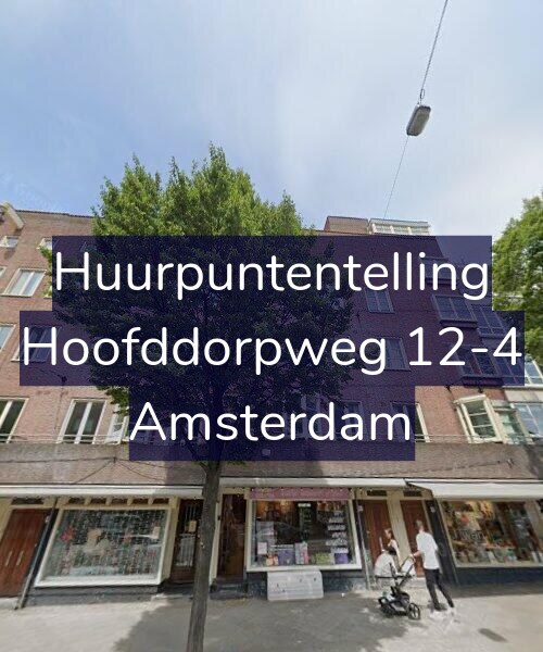 Foto gevel Huurpuntentelling voor Hoofddorpweg 12-4, Amsterdam
