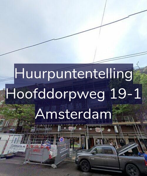 Foto gevel Huurpuntentelling voor Hoofddorpweg 19-1, Amsterdam