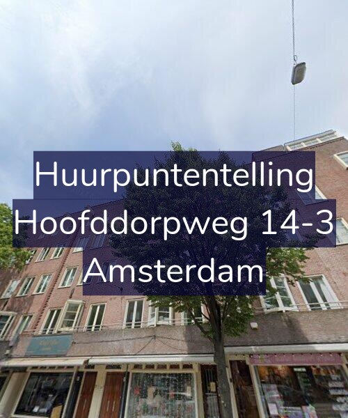 Foto gevel Huurpuntentelling voor Hoofddorpweg 14-3, Amsterdam